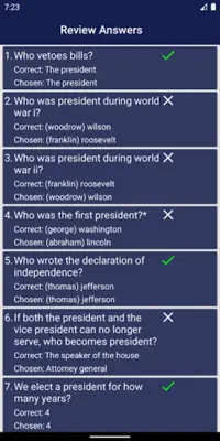 US Citizenship Test 2023 android App screenshot 0